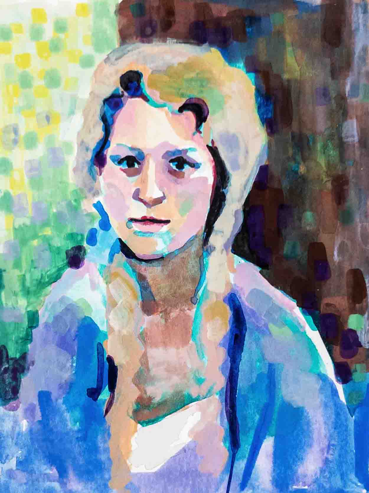 Analoge Kunst Illustration