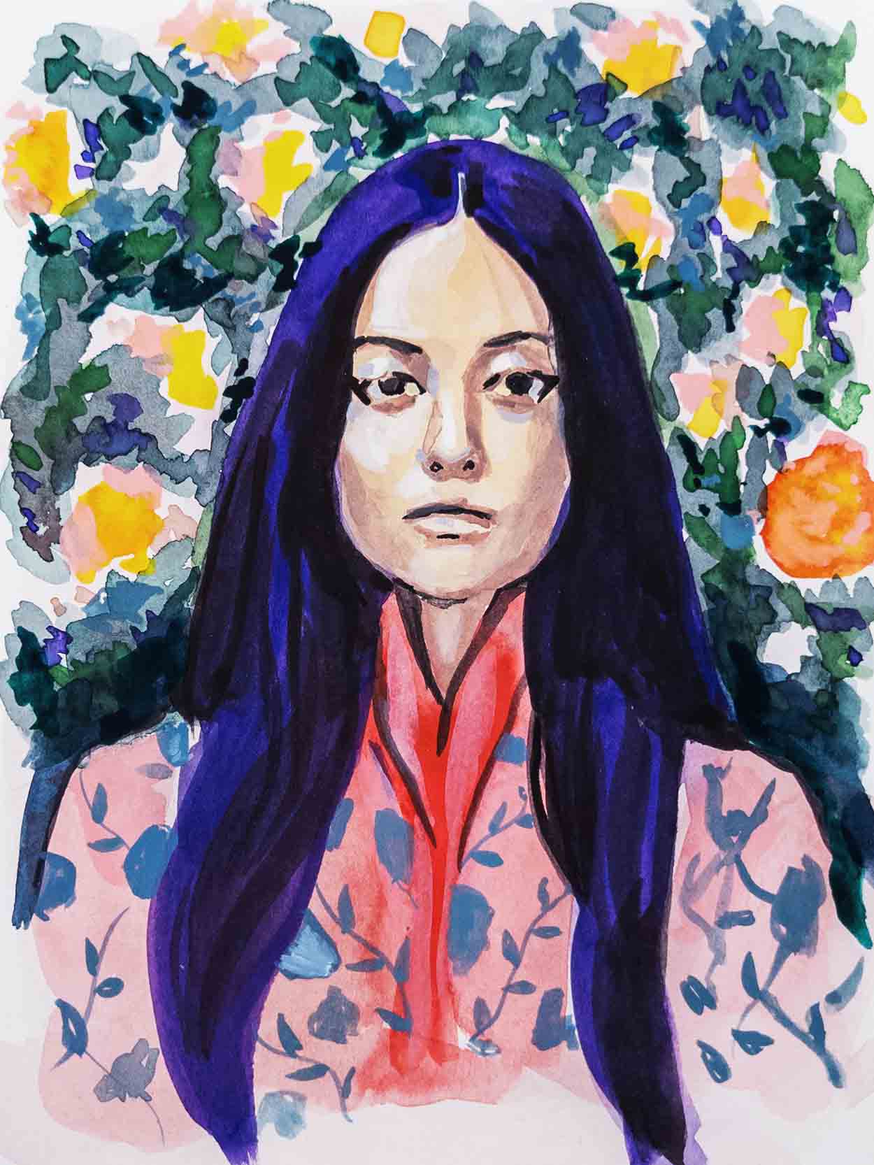 Analoge Kunst Illustration