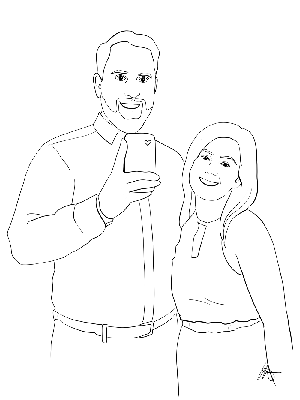 Digitale Kunst Illustration