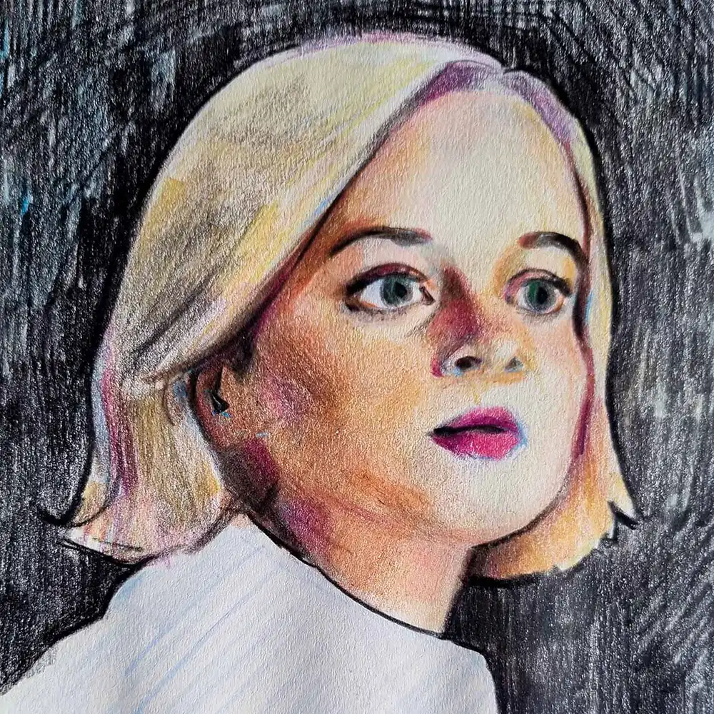 Analoge Kunst Illustration