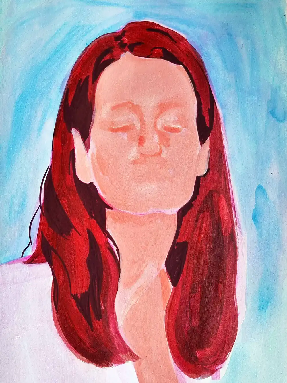 Analoge Kunst Illustration