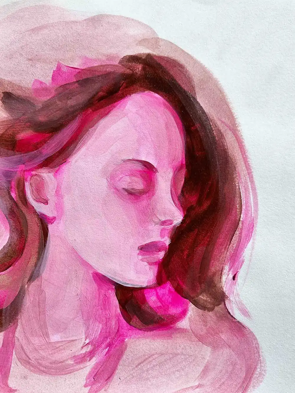 Analoge Kunst Illustration